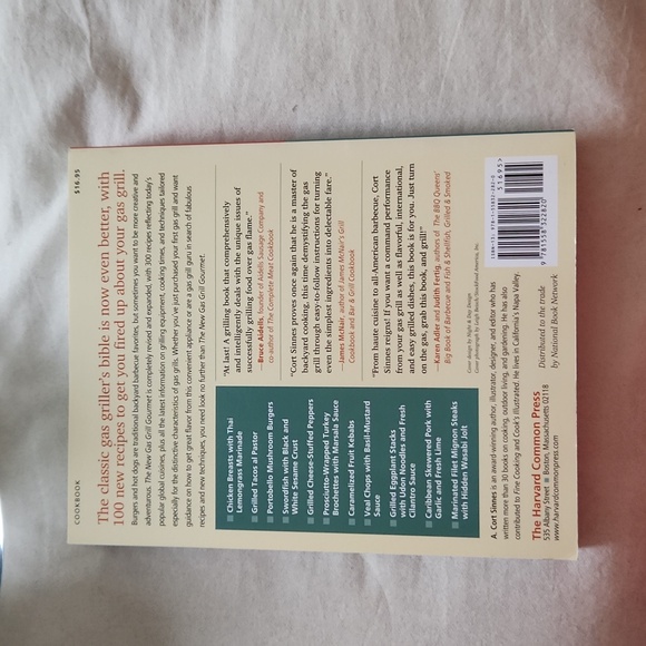 The New Gas Grill Gourmet Book Like New - Picture 2 of 5